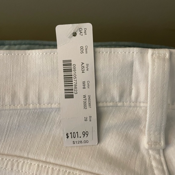 💕 NWT JCrew Full Length Curvy Demi Boot Jeans White sz 29 - Picture 5 of 6